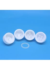 Full PTFE feeding head GL45 feeding bottle cap one hole two holes three holes four holes cap