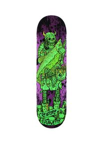 Creature Gravette Vikings Of The Hesh Law XX 8.3" Skateboard Deck purple green