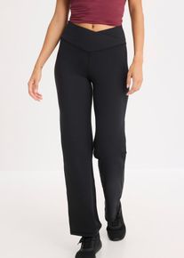 Pantalon de sport doux et thermique jambe droite - noir - taille 46/48 (L) - bonprix