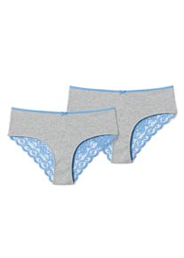 Tchibo - Figi brazylijskie - dla pań - rozmiar L 44/46 - kolor: szary