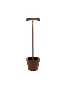 Zafferano Poldina Reverso Lampadaire solaire, LED, LD1430R3,