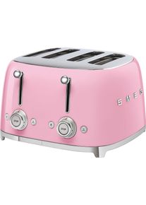 Smeg Toaster &raquo;TSF03PKEU&laquo; 4 kurze Schlitze 3000 W in pink