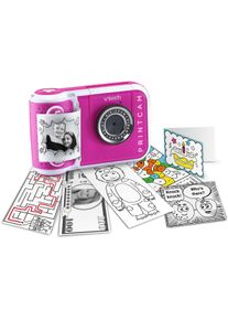 Vtech Kinderkamera »KidiZoom Print Cam pink«, 5, inkl. mit eingebautem Thermodrucker in pink