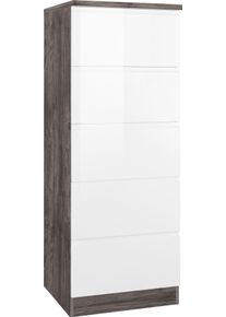 Kochstation Vorratsschrank »KS-Virginia« 60 cm breit in weiß, Größe B/H/T: 60 cm x 165 cm x 60 cm