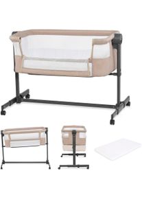 Kinderkraft Beistellbett »Neste Up 2«, Größe Liegefläche B/L: 46 cm x 81 cm