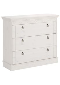 Otto Home Schubkastenkommode &raquo;Indra&laquo; aus massiver Kiefer in wei&szlig;, Gr&ouml;&szlig;e B/H/T: 100 cm x 85 cm x 38,5 cm