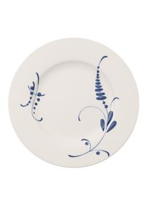 Villeroy & Boch Villeroy & Boch Speiseteller »Speiseteller Vieux Luxembourg Brindille ø 27,1 cm weiß-blau« in weiß