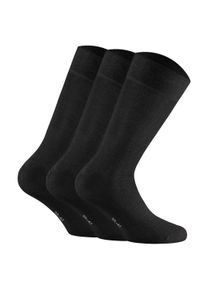 Rohner Socks Kurzsocken »Socken Cotton 3er Pack 3er Pack« in schwarz, Größe 39-42