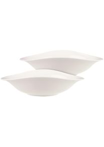 Villeroy & Boch Villeroy & Boch Schale »Pastaschalen Vapiano 28 x 21 cm 2er Set weiß« 2 tlg. in weiß, Größe B/H/L: 28 cm