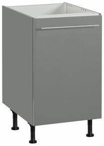 Optifit Spülenschrank »Bern« 50 cm breit in grau, Größe B/H/T: 50 cm x 87 cm x 58,4 cm