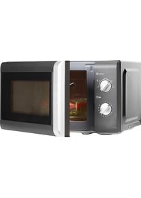 Privileg Mikrowelle »148438« Mikrowelle 800 W mit 5 Leistungsstufen, silber in schwarz