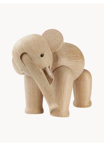 Kay Bojesen Oak Wood Decorative Object Elephant Mini Light wood Solid wood, Wood B 12 x H 10 cm