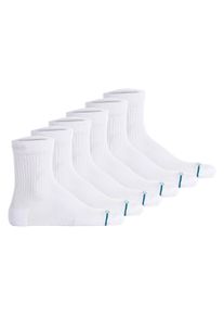 Stance Kurzsocken »Socken Icon Quarter 6er Pack« in weiß, Größe 43-47