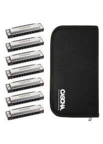 Cascha Blues Harmonica Set (7-Pack) Harmonica Richter