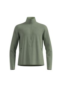Odlo Herren Grid Fleece Midlayer Full Zip grün
