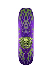 Creature Chop Shop Flame 8.5" Skateboard Deck purple dip