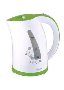 Orava VK-3417 G rýchlovarná kanvica, 2000 W, 1.7 l, automatické vypnutie, biela / zelená