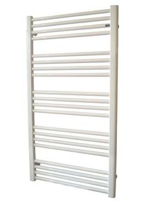 KRISS space heated towel rail 860x600 white
