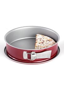 Dr. Oetker K&uuml;chenhelfer , Springform antihaftbeschichtet, &Oslash; 26 cm , rot/silberfarben