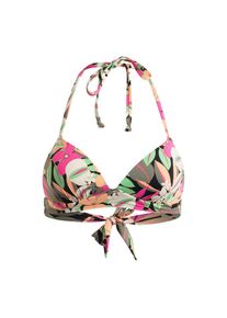 Roxy , Damen , Bade-Shirt »Printed Beach Classics« , Anthracite Palm Song S , Cup B , L -Cup B , L , Kollektion: „PT Beach Classics"-Kollektion