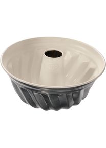 Dr. Oetker K&uuml;chenhelfer, Gugelhupfform &raquo;Back-Trend&laquo;, cremefarben/anthrazit, Stahlblech, &Oslash; 22 cm, cremefarben/anthrazit