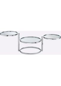 HEINE HOME , Couchtisch 1 Stk. tlg. , chromfarben