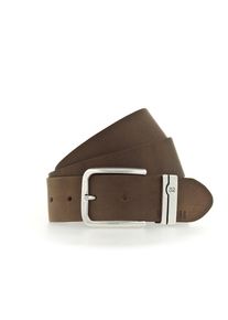 Mustang, Herren, Lederg&uuml;rtel 1 Stk. verzierte Metallschlaufe, 4 cm, Logoschriftzug, baileys, baileys, Herreng&uuml;rtel von Mustang