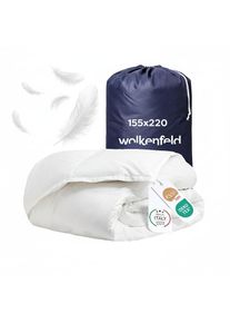Wolkenfeld , Daunenbettdecke »Winterbettdecke Daunendecke Anti-Milben, Hypoallergen, Waschbar« extrawarm 1 Stk. tlg. , weiß , Bezug: 100%...