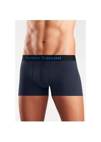 Bruno Banani, Herren, Boxer &raquo;Boxershorts f&uuml;r Herren&laquo; Packung, 4 Stk. mit farbigen Marken-Schriftzug am B&uuml;ndchen, marine, blau, rot, gr&uuml;n, 4 Stk., M -4