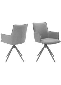 OTTO home , Drehstuhl »Amoreve« (Set) 2 Stk. , anthrazit