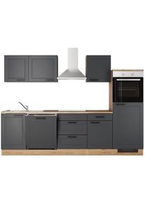 Flex-Well, K&uuml;che &raquo;ROMEO & JULIA, im Landhaus-Stil, Breite 280 cm&laquo; G-280-2320-016-ROMEO, wahlweise mit E-Ger&auml;ten und Sp&uuml;le in edelstahl oder schwarz, 