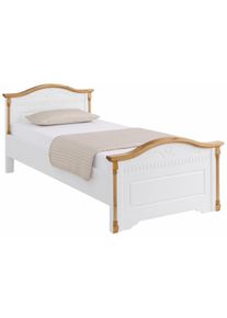 OTTO home, Massivholzbett &raquo;Graz, hohe Belastbarkeit, klassischer Landhausstil, FSC zertifiziert&laquo; Breite/Belastbarkeit 180cm/220 KG, 90cm/=120KG, mit 