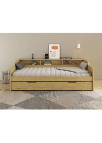 OTTO home, Daybett &raquo;"REETE1", Stauraum, Funktionsbett, Kinderbett, inklusive Schubkasten&laquo; 90x200cm, 2 Schlafpl&auml;tze, mit Regalen, FSC zertifiziertes 