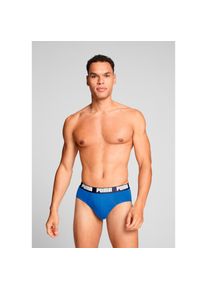 Puma, Damen, Slip &raquo; MEN EVERYDAY BRIEFS 2P&laquo; Packung, 2er Pack, mit Logobund, blau, navy, S, blau, navy, Unterhose von Puma