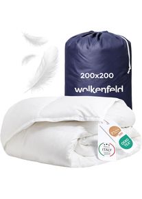 Wolkenfeld , Daunenbettdecke »Winterbettdecke Daunendecke Anti-Milben, Hypoallergen, Waschbar« extrawarm 1 Stk. tlg. , weiß , Bezug: 100%...