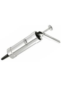 Gefu, Geb&auml;ckpresse &raquo;COOKIE&laquo; vielseitig, pr&auml;zise Dekoration, robust und langlebig, Silber, Aluminium, Kunststoff, Silber