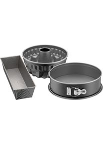 Kaiser Backformen , Backform &raquo;Inspiration&laquo; Springform, K&ouml;nigskuchenform, Gugelhupf Backform, antihaftbeschichtet , Grau