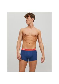 Jack & Jones Jack & Jones, Herren, Trunk &raquo;JACLEE TRUNKS 5 PACK NOOS&laquo; Packung, 5 Stk., Surf the Web, 5 Stk., XXL -5 Stk., Surf the Web, Elastische Boxershorts von 