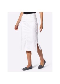 Casual Looks , Damen , Jeansrock , weiß , 19 , 19 , Baumwoll-Qualität