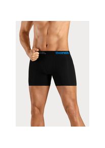 Bench., Herren, Langer Boxer &raquo;Boxershorts f&uuml;r Herren&laquo; Packung, 4 Stk. Unterhosen mit Logoschriftzug im Bund, schwarz, 4 Stk., M -4 Stk., schwarz, 