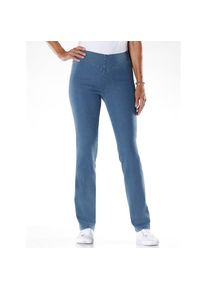 Classic Basics , Damen , Bequeme Jeans 1 tlg. , blue-bleached , Normalgrößen , 38 -Normalgrößen , 38 , v-förmiger Sattel für eine flache Bauchpartie