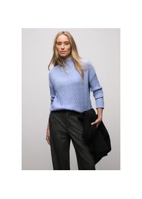 Street One , Damen , Rollkragenpullover , frosted blue mel. , 42 , 42 , Pullover von Street One