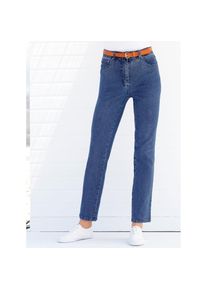 Casual Looks , Damen , 5-Pocket-Jeans 1 Stk. , blue-stone-washed , Extrakurzgrößen , 205 -Extrakurzgrößen , 205 , Jeans in 5-Pocket-Form