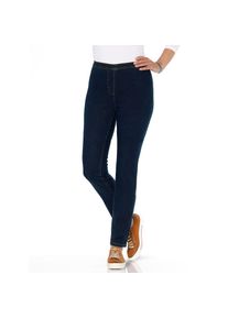 Classic Basics, Damen, Schlupfjeans 1 Stk., dark blue, Normalgr&ouml;&szlig;en, 44 -Normalgr&ouml;&szlig;en, dark blue, komfortabler Rundum-Dehnbund
