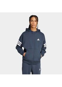 adidas Sportswear, Herren, Kapuzensweatjacke &raquo;M FI 3S FZ&laquo; 1 tlg., Aurora Ink, S, Aurora Ink, Eine sportliche Kapuzenjacke f&uuml;r Komfort pur.
