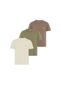 BOSS, Damen, T-Shirt &raquo;TShirtRN 3P Classic&laquo; 3 Stk. mit Logostickerei, Open Miscellaneous 974, M, Open Miscellaneous 974, 3er Pack T-Shirt von BOSS