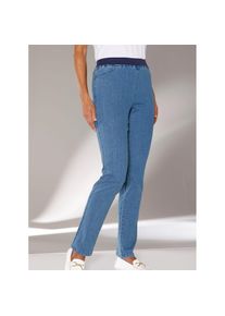 Classic Basics, Damen, Stretch-Jeans 1, blue-bleached, Kurzgr&ouml;&szlig;en, 19 -Kurzgr&ouml;&szlig;en, blue-bleached, Hose in weicher Stretch-Qualit&auml;t