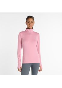 New Balance, Damen, Laufshirt &raquo;SPORT ESSENTIALS SPACE DYE 1/4 ZIP&laquo; 1 tlg., PINK TAFFY (677), XL, PINK TAFFY (677), Laufshirt von New Balance