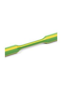 HellermannTyton HellermannTyton Standard Heat-Shrink Tubing, Green, Yellow 40 mm Sleeve Dia. x 30m Length 3:1 Ratio, TF31 Series - 333-34007