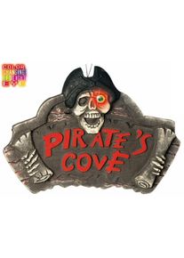 Widmann Panneau Pirate Bay avec effet LED 51 x 34cm